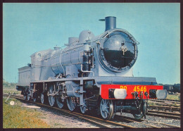 LOCOMOTIVE PACIFIC N° 4546 P.O. MUSEE FRANCAIS DU CHEMIN DE FER MULHOUSE - Trains