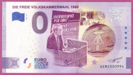 0-Euro XEMZ 22 2020 DIE FREIE VOLKSKAMMERWAHL 1990 - SERIE DEUTSCHE EINHEIT - Prove Private