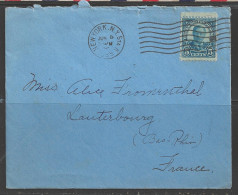 1935 5 Cents Roosevelt, New York (Jun 8) To Lauterbourg France - Lettres & Documents