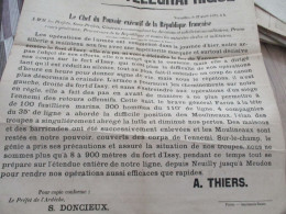 Affiche Placard 42 X 53 Environs Greffe Sénéchaussée Agen Assemblée Des Tiers Ordres 1789 En L'état - Decreti & Leggi