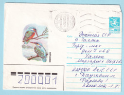 USSR 1986.0516. Kingfisher (Alcedo Atthis). Prestamped Cover, Used - 1980-91