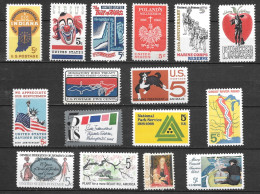 1966 Commemorative Year Set  16 Stamps, Mint Never Hinged - Nuevos