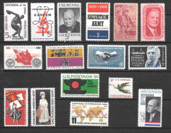 1965 Commemorative Year Set  16 Stamps, Mint Never Hinged - Ungebraucht