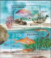 BULGARIA 2024 Europa CEPT. Underwater Fauna & Flora - Fine S/S MNH - Nuovi