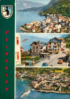 CPM - Suisse-SAINT-GINGOLPH - Multivues - Armoiries - Ann.70 - Ed.Bertholet * TBE - *2 Scans - Saint-Gingolph