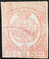 Espagne   Cuba Fiscales Timbre Movil Forbin N° 13 - Kuba (1874-1898)