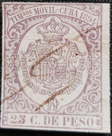 Espagne   Cuba Fiscales Timbre Movil Forbin N° 15 - Kuba (1874-1898)
