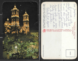 Mexico, Puebla Cathedral, Writing On Back - Mexico