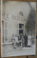 Carte Photo à Identifier, Café Restaurant  ................ BE-19358 - A Identifier