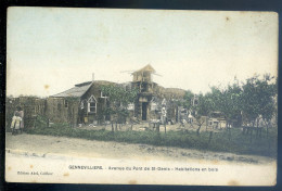 Cpa Du 92 Gennevilliers -- Avenue Du Pont De St Denis -- Habitations En Bois   MAI24-15 - Gennevilliers