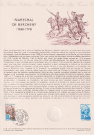 1979 FRANCE Document De La Poste Maréchal D E Bercheny N° 2029 - Documenten Van De Post