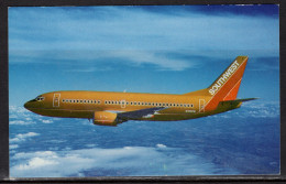 Southwest Air Lines, Boeing 727, Writing On Back - 1946-....: Era Moderna