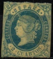 ESPAGNE 1862 SANS GOMME DEFECTEUX - Unused Stamps