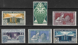 France 210 à 215 Exposition Internationale Paris 1925 6 Valeurs Neuf ** - Unused Stamps