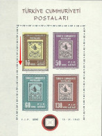 Turkey; 1963 FIP Souvenir Sheet ERROR "Shifted Print (Frame Of The Upper Left Stamp Down)" MNH** - Neufs