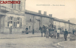 CHAUVONCOURT RUE DE LA MAIRIE ATTELAGE 55 MEUSE - Sonstige & Ohne Zuordnung