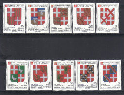 Timbres Ordre De Malte N° 333 à 342 1990 Sovrano Militare Ordine Di Malta Poste Magistrali Neuf MNH** - Malta (Orde Van)