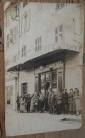 Carte Photo à Identifier,  Café Du Commerce  ................ BE-19366 - To Identify