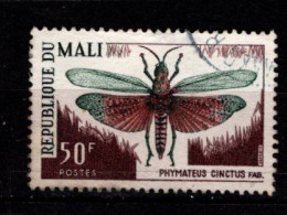 - MALI - 1967 - YT N° 103 - Oblitéré - Insecte - Malí (1959-...)