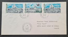 TAAF,  Timbres Numéros 74×2 Et 75 Oblitérés De St PAUL Le 1/1/1979. - Covers & Documents