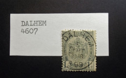 Belgie Belgique - 1893 - OPB/COB N° 53 ( 1 Value ) -   Obl. Dalhem - 1899 - 1893-1907 Coat Of Arms