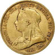 Grande-Bretagne, Victoria, 1/2 Sovereign, 1893, Or, TTB+, KM:784 - 1/2 Sovereign