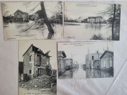 Lot De 11 Cartes Sur Les Innondations , à Troyes - Other & Unclassified
