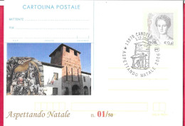 REPIQUAGE - ANNULLO SPECIALE "CANDELO(BI)*3.12.2006*/ASPETTANDO NATALE 2006* - Stamped Stationery