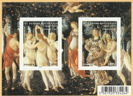 France 2010 Sandro Botticelli Peintre Italien Bloc Feuillet N°f4518 Neuf** - Ungebraucht