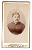 Photo CDV D'une Femme élégante Posant Dans Un Studio Photo A Nancy  Avant 1900 - Alte (vor 1900)