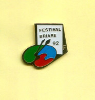 Rare Pins Palette Peinture Festival Briare 92 E453 - Other & Unclassified