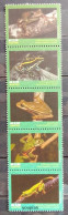 Brazi 2021, Frogs, MNH Stamps Strip - Unused Stamps