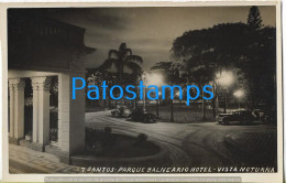 229330 BRAZIL BRASIL SANTOS SAO PAULO PARK BALNEARIO HOTEL THE NIGHT POSTAL POSTCARD - Other