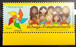 Brazil 2021, International Year Of The Abolition Of Child Labour, MNH Single Stamp - Nuevos