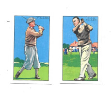 DP92 - CARTE CIGARETTES GALLAHER - GOLF - PETER ALLISS - CYRIL TOLLEY - Tarjetas