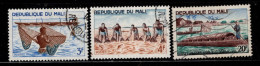 - MALI - 1966 - YT N° 90 / 92 - Oblitérés - Peche - Mali (1959-...)