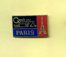 Rare Pins Century 21 Paris Tour Eiffel Egf  E469 - Ciudades