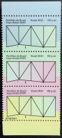 Brazil 2021, The Brazil Pavilion At Expo In Dubai, MNH Stamps Strip - Ungebraucht