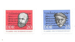 DH36 -TIMBRES DDR - INTERNATIONALE - PIERRE DEGEYTER - EUGENE POTTIER - Sonstige & Ohne Zuordnung
