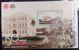 Brazil 2021, Mackenzie Institute Presbyterian Education, MNH S/S - Unused Stamps
