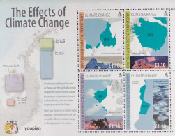 British Antarctic Territories 2009, Effects Of Climate Change, MNH Unusual S/S - Nuovi