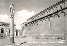 ITALIE - Porto Torres - Vue Sur La Place Et Basilique De St Gavin - Statue - Vue Générale - Carte Postale Ancienne - Sassari