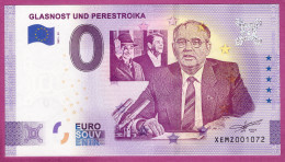 0-Euro XEMZ 29 2021 GLASNOST UND PERESTROIKA - GORBATSCHOW - SERIE DEUTSCHE EINHEIT - Privéproeven