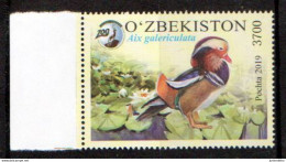 Uzbekistan - 2019 - Animals Of The Toshkent Zoo  - Aix Galericulata   - MNH ( OL 24/06/2022 ) - Usbekistan