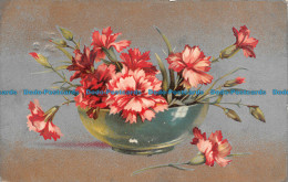 R117172 Old Postcard. Flowers In Vases. 1907 - Wereld