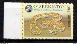 Uzbekistan - 2019 - Animals Of The Toshkent Zoo  - Python Molurus Bivittatus  - MNH. ( OL 24/06/2022 ) - Uzbekistan