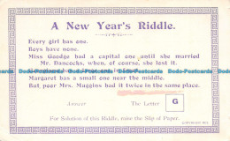 R117177 A New Years Riddle - Wereld