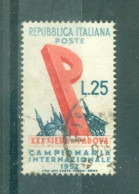 ITALIE - N°632 Oblitéré - 30°foire De Padoue. - 1946-60: Oblitérés