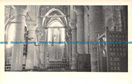R117197 Old Postcard. Church Interior - Wereld