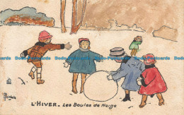 R117201 L. Hiver. Les Boules De Neige - Wereld